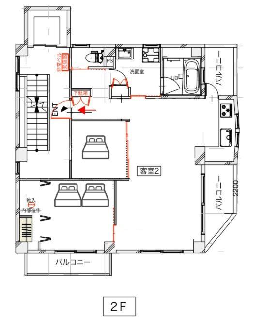 Suite Room Paypayヤフオクドーム Darinホークス通り2F 福岡 外观 照片